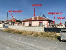 Konya Cihanbeyli Yeniceoba Mahallesi'nde İskanlı148 m2 Müstakil Ev ve Arsası