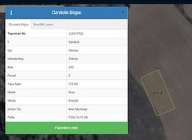 Karabük Merkez Zorban'da Villa İmarlı Arsa