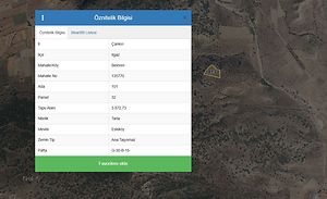 Çankırı Ilgaz Belören'de 1.815 m2 Hisseli Tarla