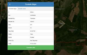 Edirne Uzunköprü Türkobası'nda Hisseli 13.642 m2 Tarla