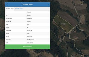 Gölcük Nüzhetiye'de Hisseli 10.570 m2 Tarla