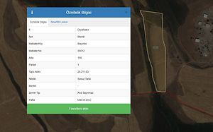 Bismil Bayındır'da 5861 m2 Hisseli Tarla (305633 )