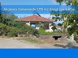 Akçakoca Osmaniye'de 1.119 m2 Konut İmarlı Arsa