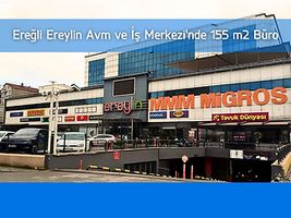 Ereğli Ereylin Avm ve İş Merkezi'nde 155 m2 Büro