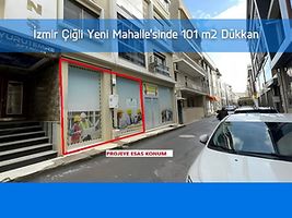 İzmir Çiğli Yeni Mahalle'sinde 101 m2 Dükkan