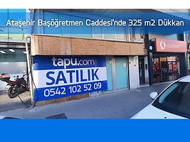 Ataşehir Küçükbakkalköy Başöğretmen Caddesi'nde 325 m2 Dükkan