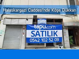 Şişli Halaskargazi Caddesi'nde Kaymakamlık Binası Yanı Depolu Köşe Dükkan