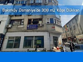 Bakırköy Osmaniye Mahallesi'nde 308 m2 Köşe Dükkan (100508 )