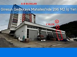 Giresun Merkez Gedikkaya Mahallesi'nde 296 M2 İş Yeri