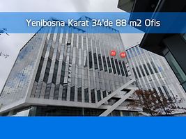 Yenibosna Merkez Mahallesi Karat 34'de 88 m2 Ofis