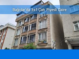Bağcılar Hürriyet Mahallesi'nde 3+1 Çatı Piyesli Daire