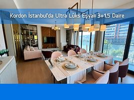 Kordon İstanbul'da Ultra Lüks Eşyalı 3+1,5 Daire