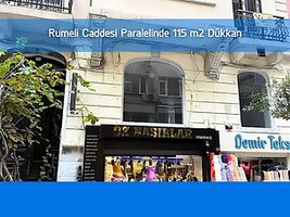 Şişli Osmanbey'de Rumeli Caddesi Paralelinde 115 m2 Dükkan (306543)