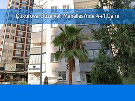 Çukurova Güzelyalı Mahallesi'nde 4+1 Daire