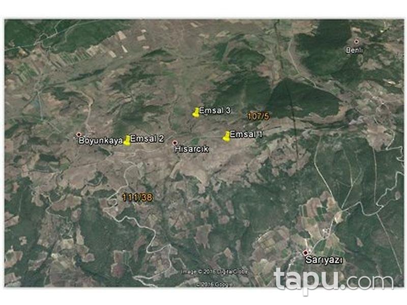 Bilecik Osmaneli Hisarcık'ta 4314 m2 Tarla