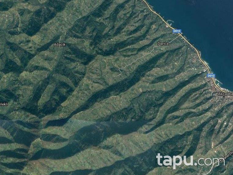 Trabzon Akçaabat'ta Kavaklı 4755 m2 2 Adet Tarla