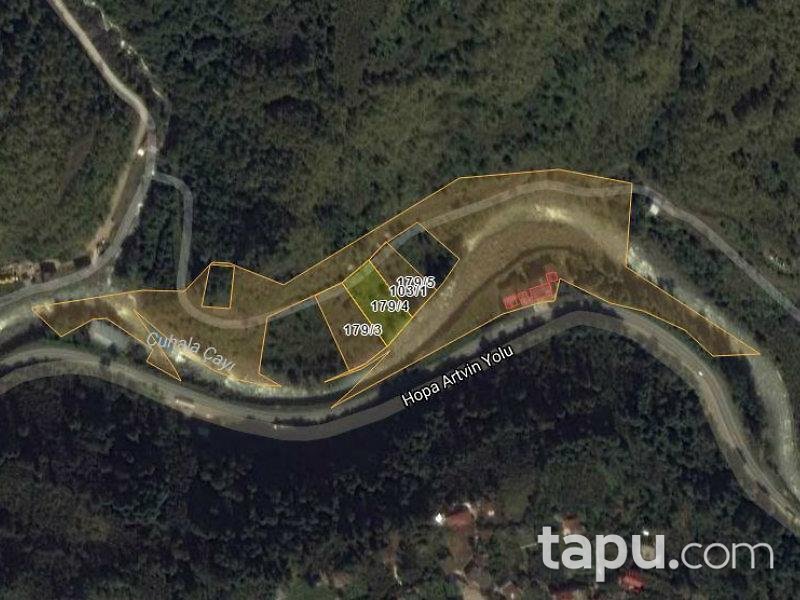 Artvin Borçka'da 4987 m2 3 adet Fındık Bahçesi