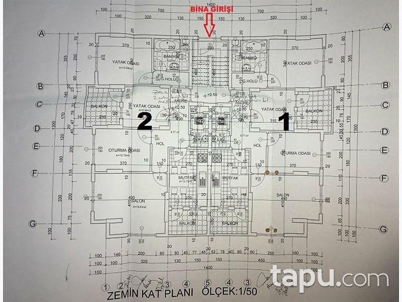 Tokat Erbaa Gazi Osman'da 98 m² 3+1 Daire