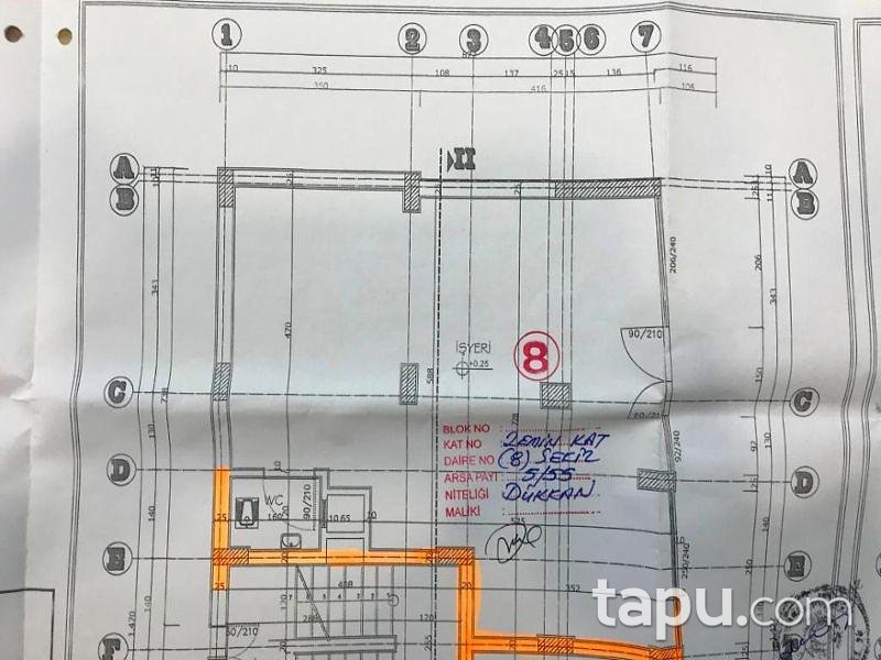 Çorum Merkez Gülabibey Mahallesi'nde 52 m2 Dükkan