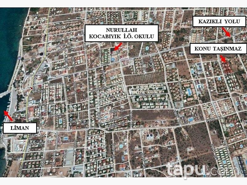 Aydın Didim Akbük Mahallesi Denizgör Sitesinde Dubleks Villa