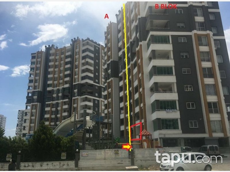 Mersin Mezitli Deniz Mahallesi Marvista Aqua Park'ta 2+1 Daire