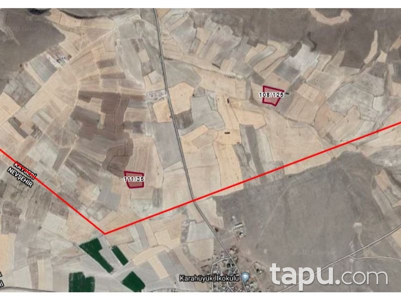 Kayseri İncesu Küllü Mahallesinde 2 Adet Tarla