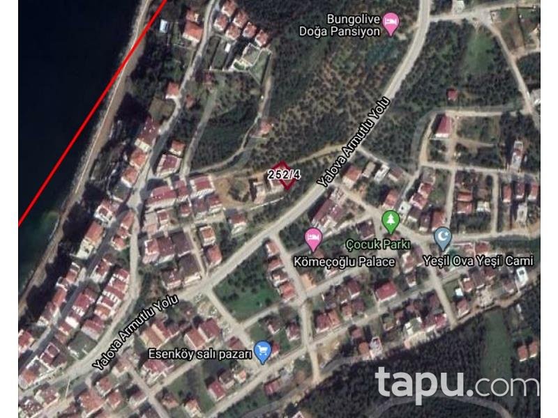 Yalova Çınarcık Esenköy Liman Mahallesi'nde 300m2 İmarlı Arsa