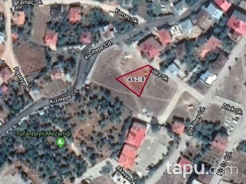 Adana Tufanbeyli Cumhuriyet Mahallesinde 634 m2 İmarlı Arsa