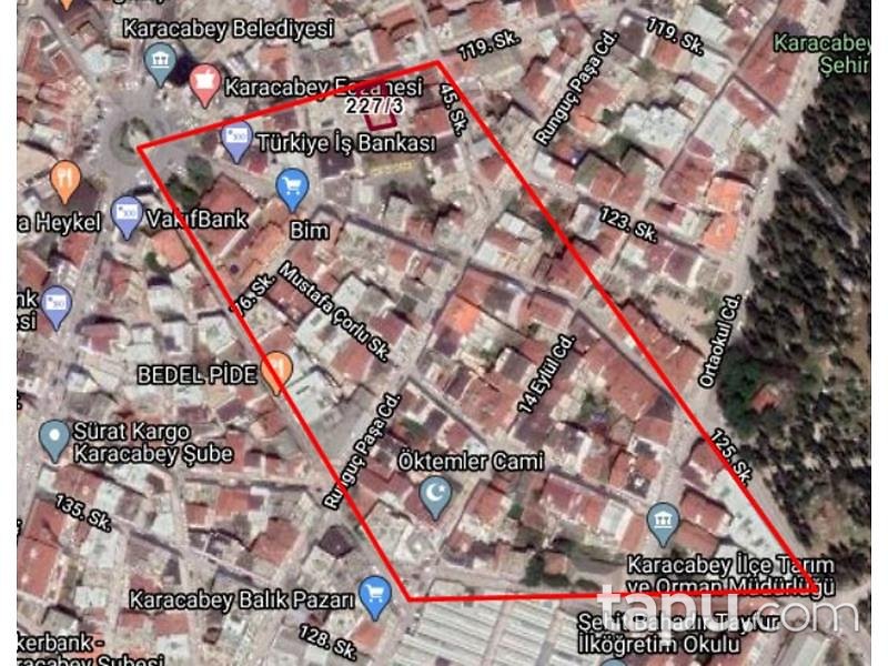Bursa Karacabey Drama Mahallesinde 182m2 Dükkan