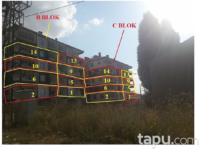Yozgat Menderes Bulvarı Durak Doğan Sitesi'nde 3+1 Daire