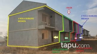 Eskişehir Tepebaşı Aşağısöğütönü Mahallesi'nde 3+1 125m2 Natamam Dubleks Mesken