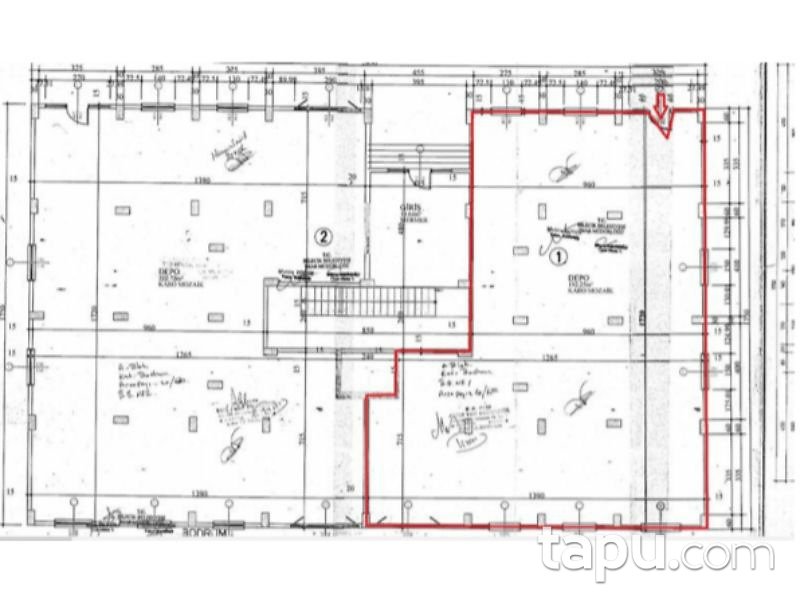 Bilecik Merkez Ertuğrul Gazi Mahallesi'nde İskanlı 202m2 Depo
