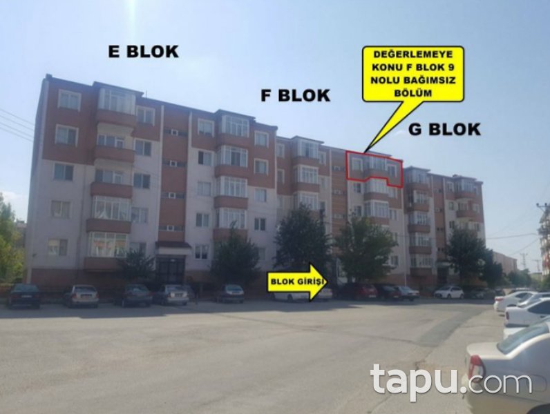 Kırklareli Merkez Cumhuriyet Mahallesi'nde 3+1 105 m2 İskanlı Daire