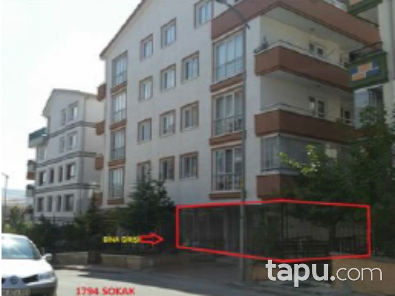 Ankara Mamak Yeşilbayır Mahallesi'nde İskanlı 57m2 Depolu Dükkan