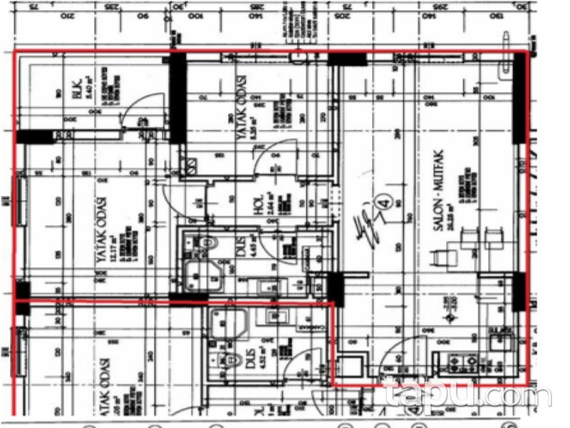 Karabük Merkez La Vie Residence'ta 68 m2 Daire
