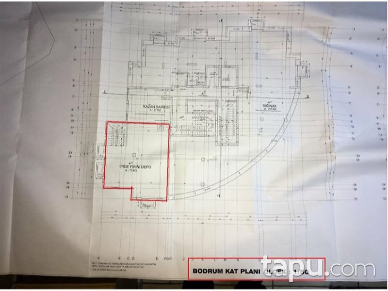 Kayseri Melikgazi Esenyurt Mahallesi'nde İskanlı 365 m2 Depolu Dükkan