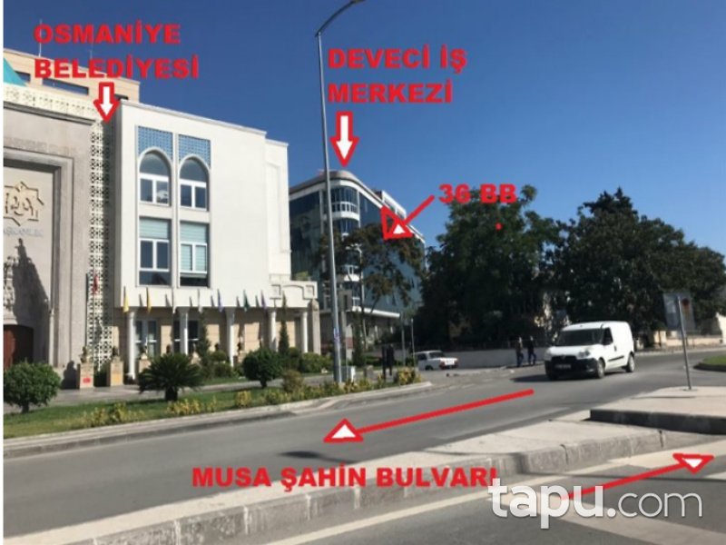 Osmaniye Merkez Deveci İş Merkezi'nde Arakat 47 m2 Ofis