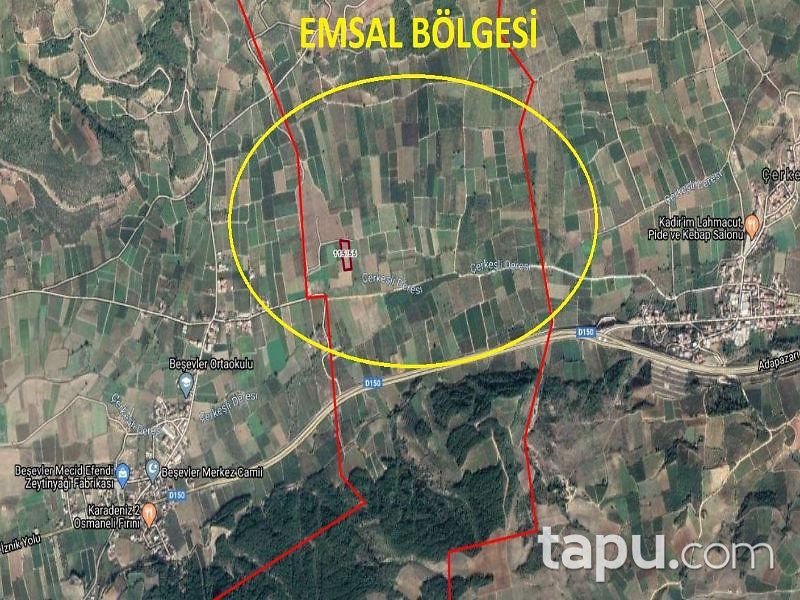 Bilecik Osmaneli Sarıyazı Mahallesi'nde 4528 m2 Bahçe