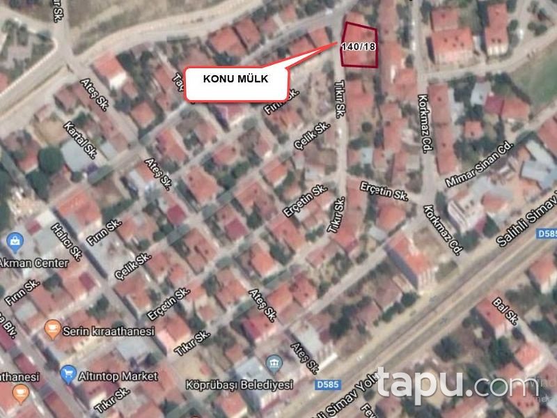 Manisa Namık Kemal Mahallesi'nde 2+1 Daire