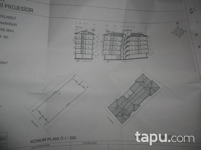Kırklareli Pınarhisar Dere Mahallesi'nde 1+1 58 m2 Daire