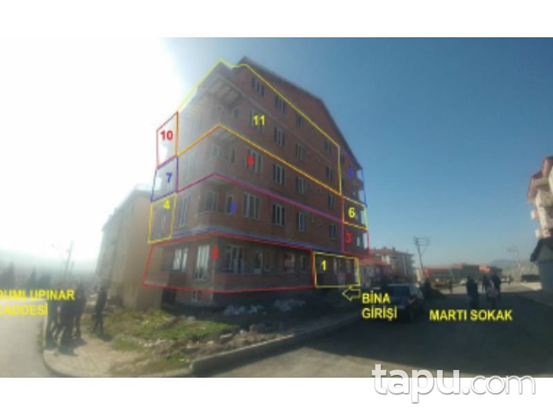 Kütahya Tavşanlı Dağçeşme Mahallesinde 2+1 88 m2 Natamam Daire