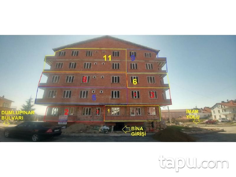 Kütahya Tavşanlı İlçesi Dağçeşme Mahallesi'nde 4+1 152 m2 Natamam Daire