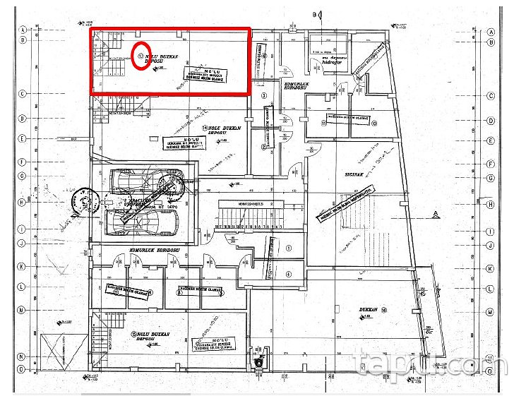 Ankara Sincan Atatürk Mahallesi'nde 147 m2 Depolu Dükkan