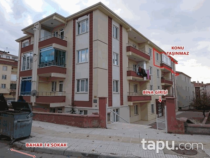 Çorum Merkez Bahçelievler Mahallesi'nde 3+1 96 m2 Daire