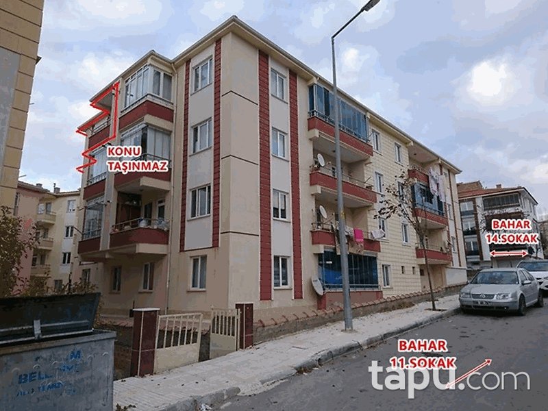 Çorum Merkez Bahçelievler Mahallesi'nde 3+1 96 m2 Daire