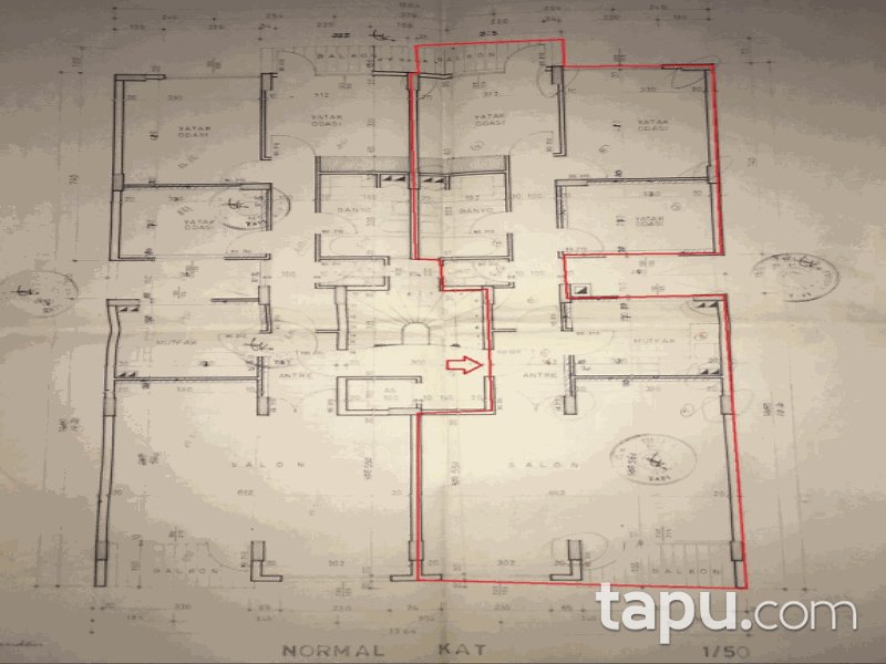 İzmir Karşıyaka Bahariye Mahallesi'nde 3+1 122 m2 İskanlı Daire