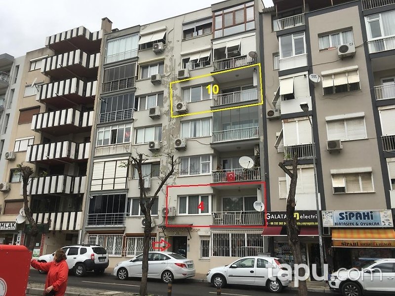 İzmir Karşıyaka Bahariye Mahallesi'nde 3+1 122 m2 İskanlı Daire
