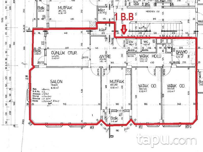 Sivas Merkez Akdeğirmen Mahallesi'nde İskanlı 150 m2 Daire