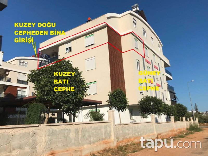 Antalya Kepez Şehit Üsteğmen Gökhan Korkut Caddesi'nde 155 m2 Dubleks Mesken