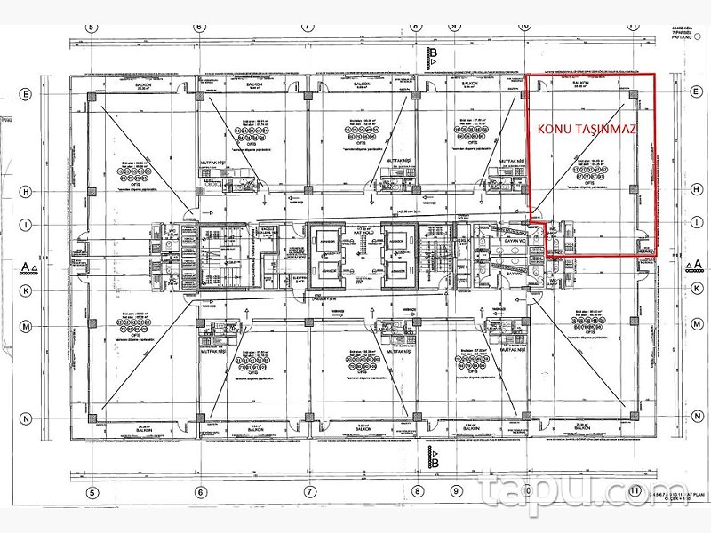 Ankara Etimesgut Ata Yıldız Plaza'da 120 m2 Ofis